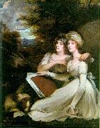 John Hoppner Portrait of the Frankland Sisters oil